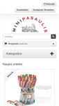 Mobile Screenshot of minipasaulis.lt